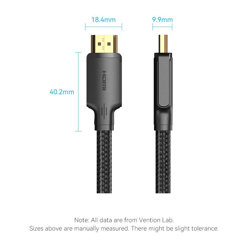 Cotton Braided 4K HDMI™ Male to Male Cable - Image 13