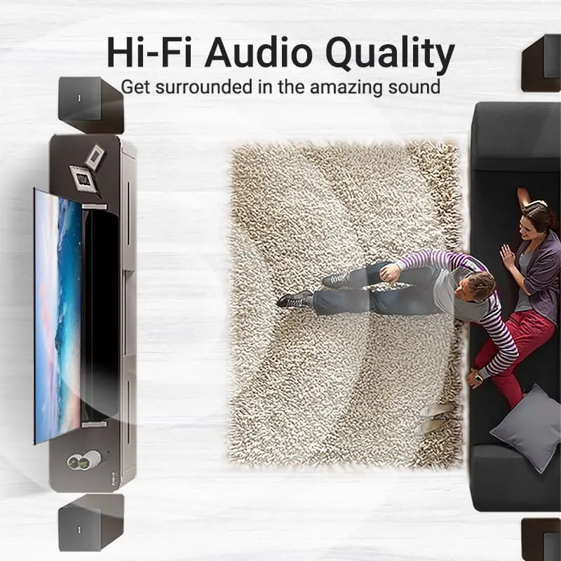 Vention Cotton Braided 8K HDMI™ Cable Black - Image 8