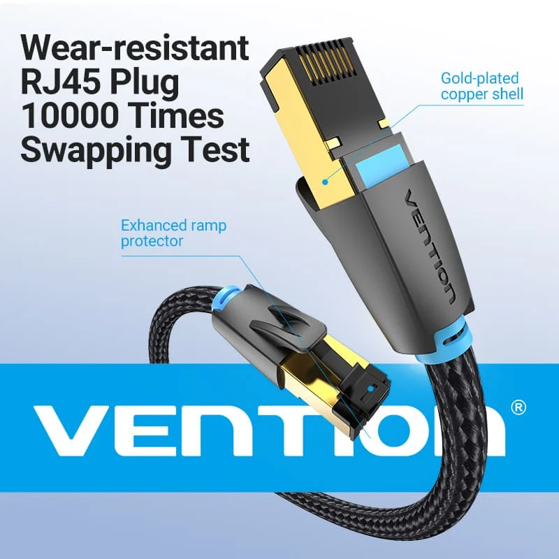 Vention Cat8 SFTP Ethernet Patch Cable - Image 7