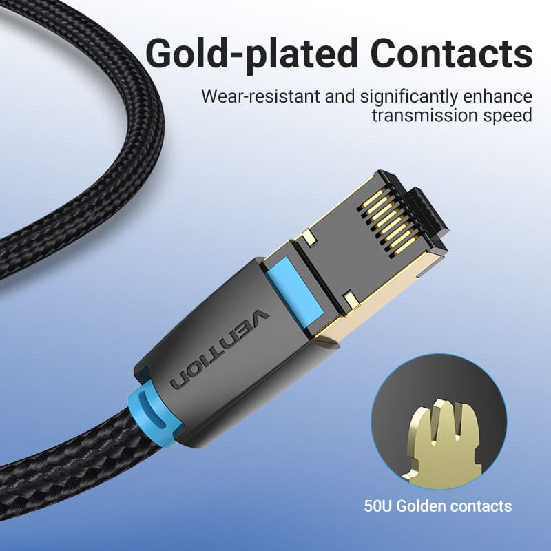 Vention Cat8 SFTP Ethernet Patch Cable - Image 8