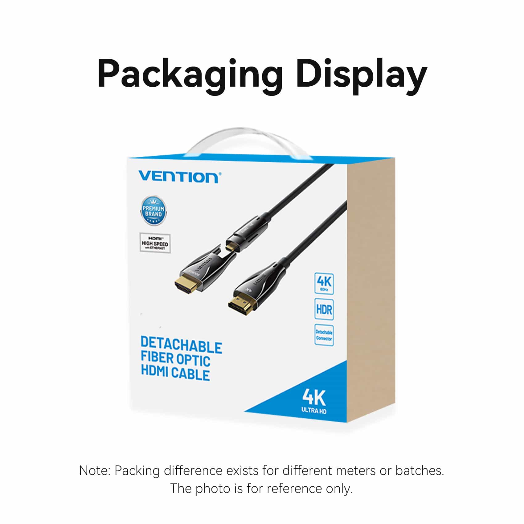 Vention Detachable Optical HDMI-A Male to HDMI-D + HDMI-A Male 4K Cable - Image 20