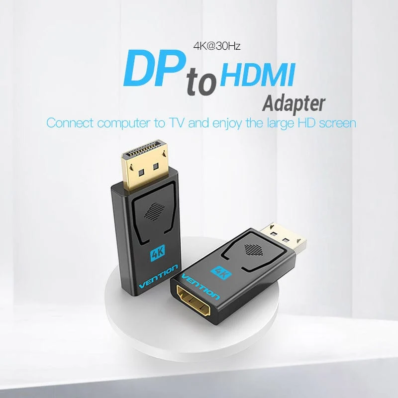 Vention DisplayPort Male to HDMI™ Female Adapter Black - Image 2