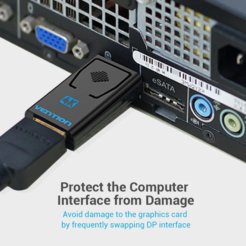Vention DisplayPort Male to HDMI™ Female Adapter Black - Image 4