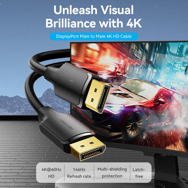 Vention DisplayPort Cable - Image 2