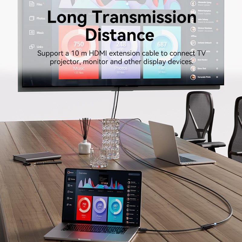 Vention DP to HDMI™ 4K@60Hz Converter 0.15M Black - Image 5