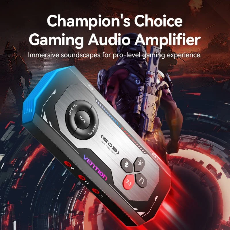Vention Gaming Audio Amplifier Black - Image 2