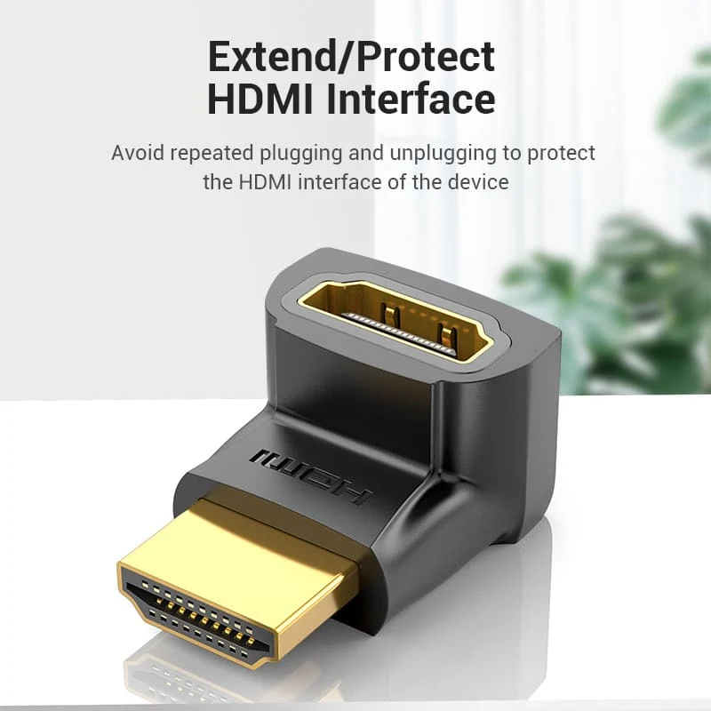 Vention HDMI™ 270 Degree Male to Female Adapter Black - Image 4
