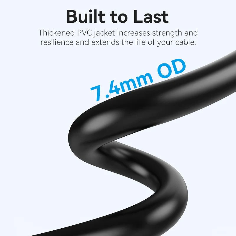Vention HDMI™-A Male to Male 4K HD Cable 1.5M Black - Image 10