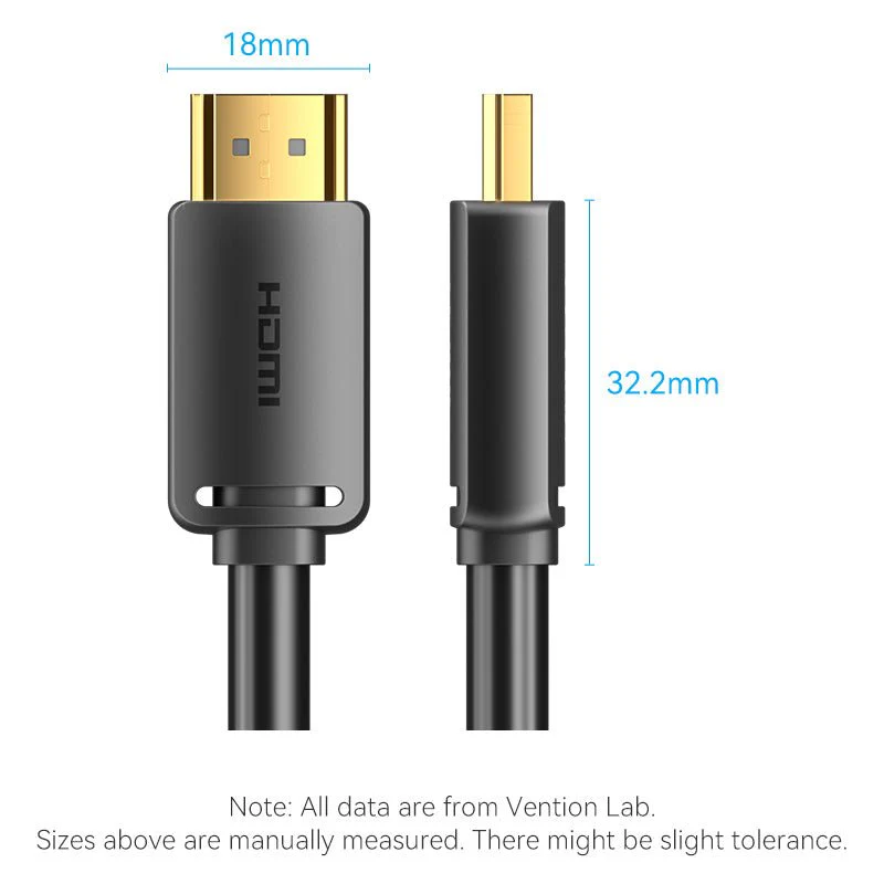 Vention HDMI™-A Male to Male 4K HD Cable 1.5M Black - Image 14