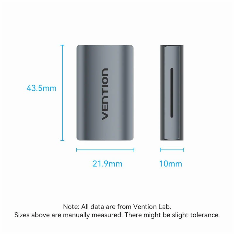 Vention HDMI™ Female to Female Repeater Gray Aluminum Alloy Type - Image 13
