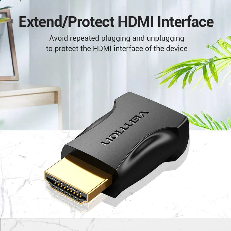 Vention HDMI™ Male to Female Adapter Black - Image 3
