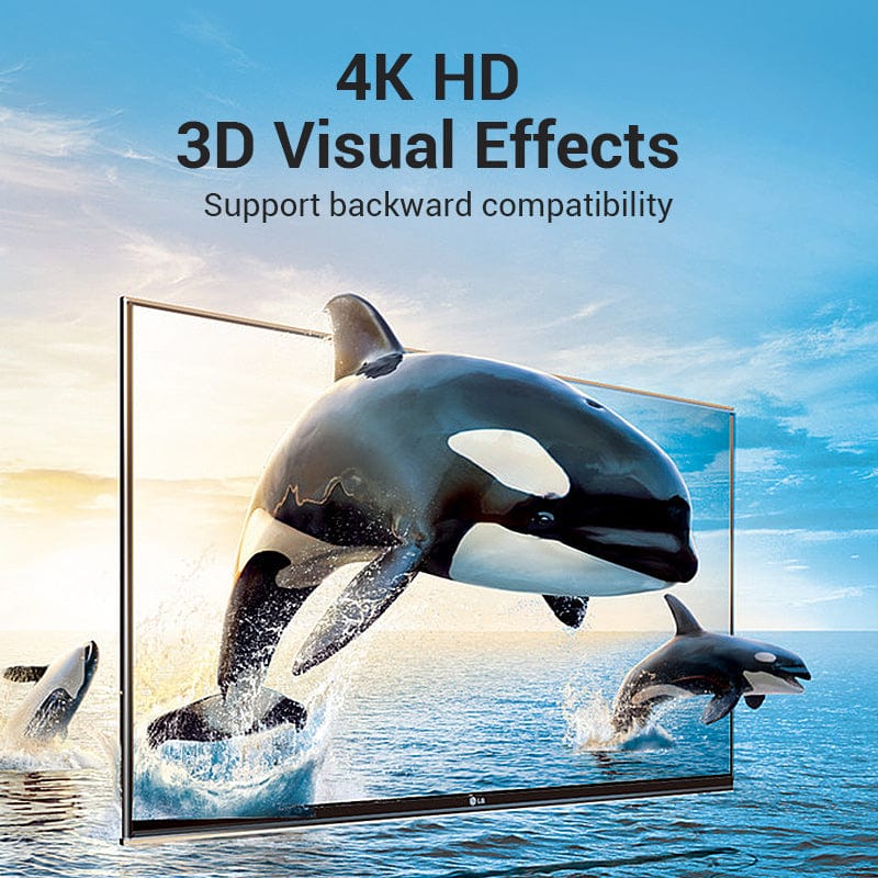 Vention HDMI™ Male to Female Adapter Black - Image 4