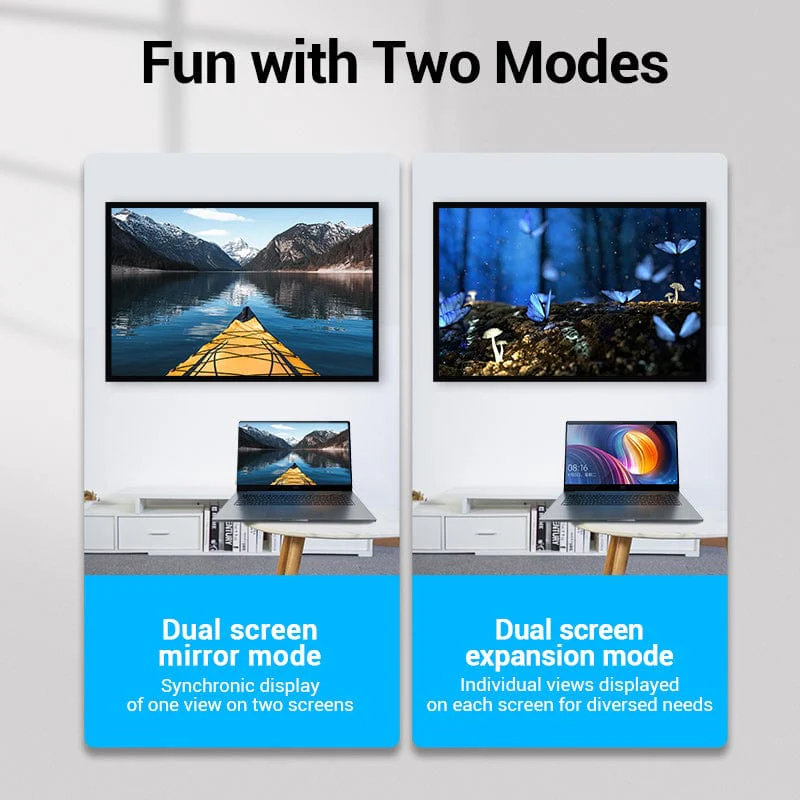 Vention HDMI™ Male to Female Adapter Black - Image 5