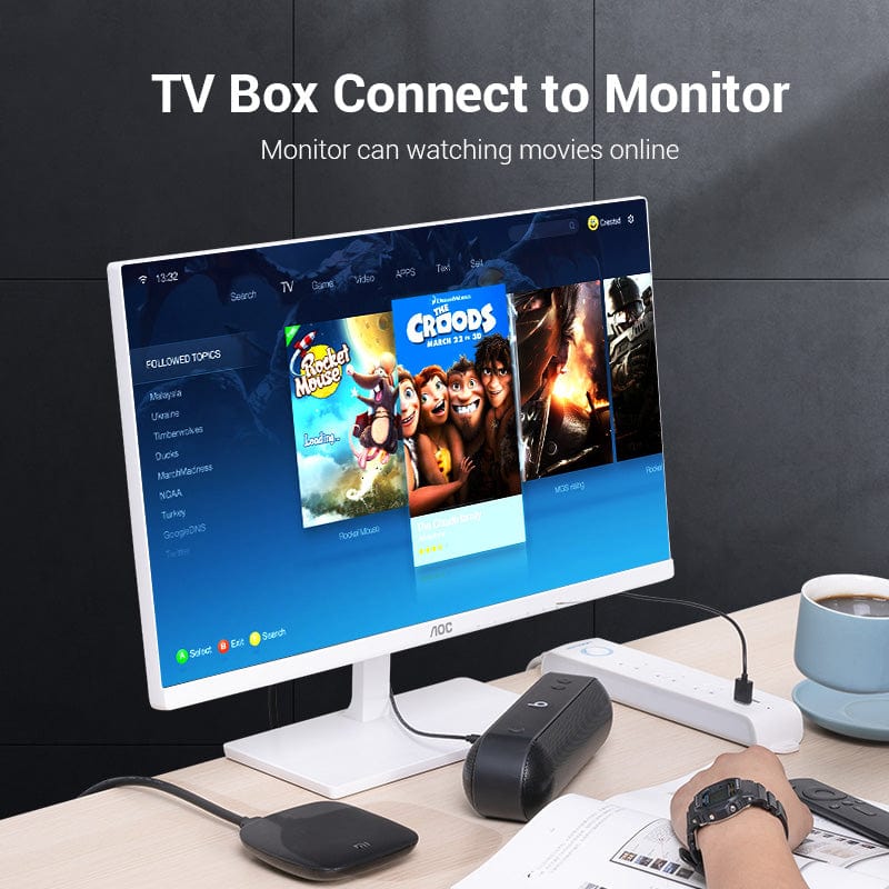 HDMI to VGA Cable HDMI™ Male to VGA Male Cable Audio Video Converter 1080P for PC TV Box Projector VGA to HDMI Cord - Image 4