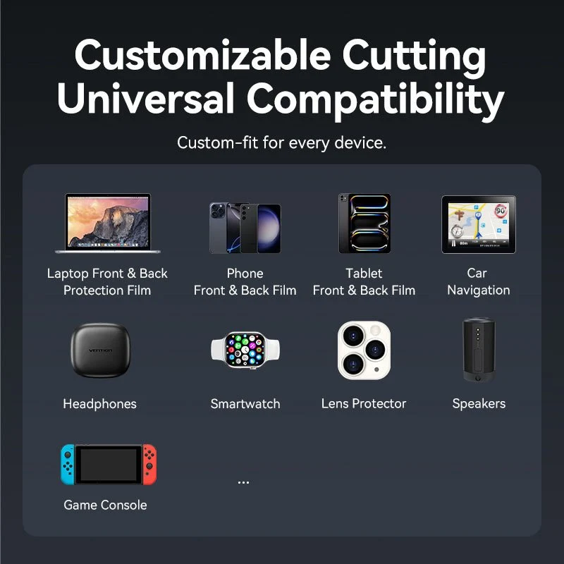 Vention Intelligent Screen Film Cutter with Touch Screen - EU Plug - Image 7