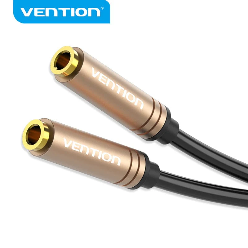 Vention Jack 3.5mm Female to Female Stereo Audio Cable Gold Plated Aux Extension Cable for Headphone Laptop Phone PS3 Aux Cable - Image 7