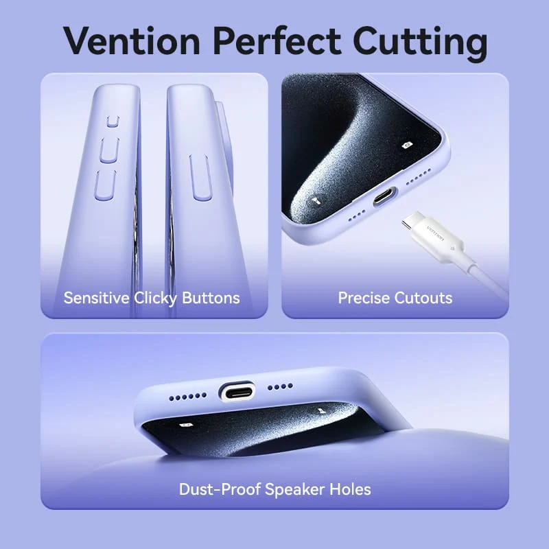 Vention Liquid Silicone Case for iPhone 13 with MagSafe - Image 11