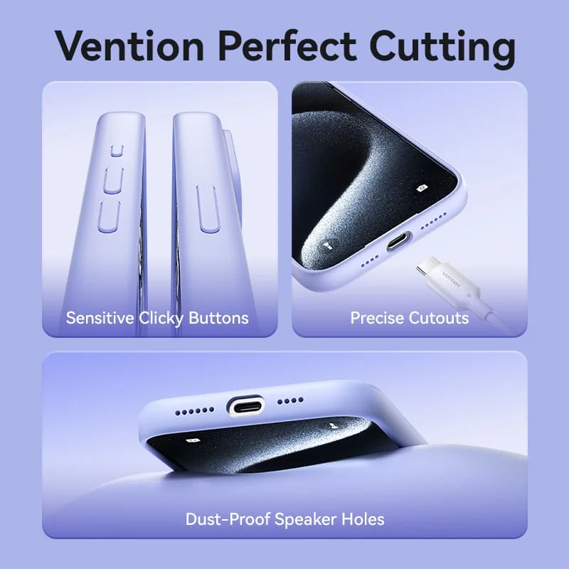 Vention Liquid Silicone Case for iPhone 16 with MagSafe - Image 10