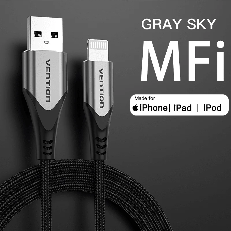 MFi USB Cable for iPhone 12 Max 11 Xs X 8 Plus USB Charge for iPhone 12 Mini 2.4A Fast Charging USB Charger Data Cable - Image 2