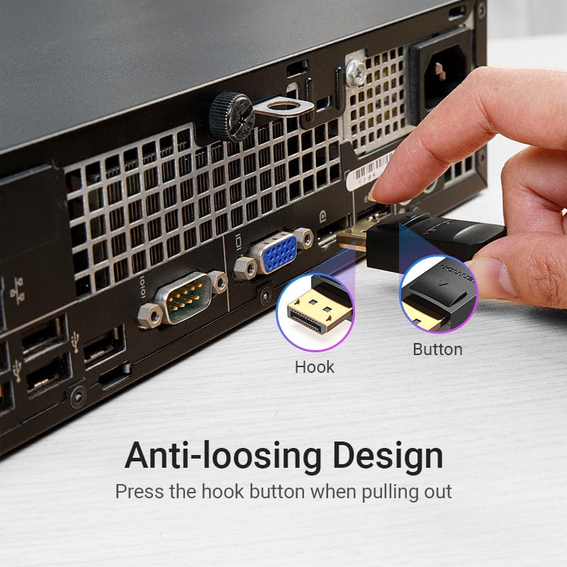 Vention Mini DisplayPort to DisplayPort Cable - Image 7