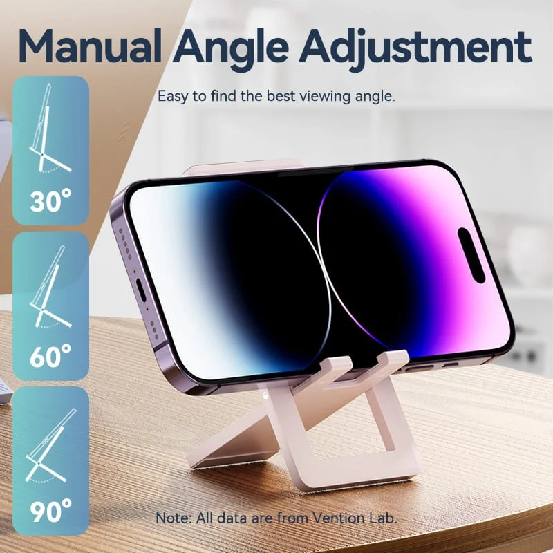 Vention Portable Phone Stand for Desk Plastic Type - Image 7