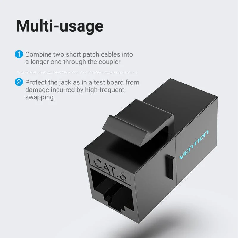 Vention Cat6 Unshielded Inline Coupler - Image 11