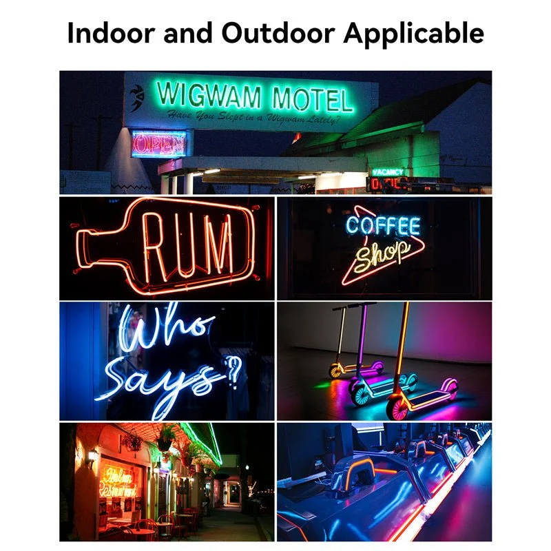 Vention Silicone Neon LED Strip Lights with IR Remote and USB 5V Power Supply - Image 10