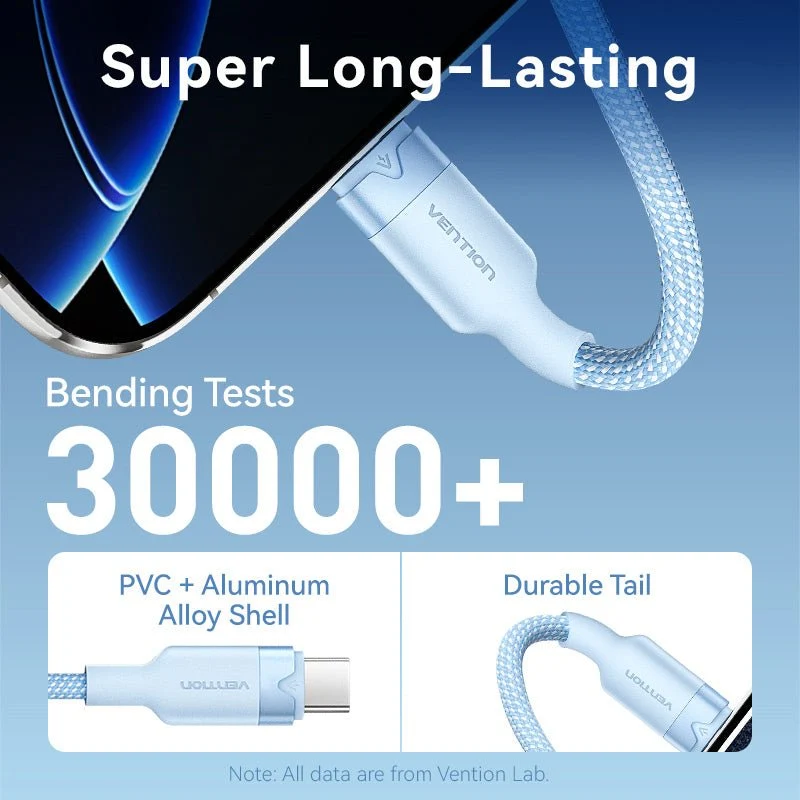 Vention USB 2.0 A Male to C Male 3A Cable Aluminum Alloy Type - Image 13