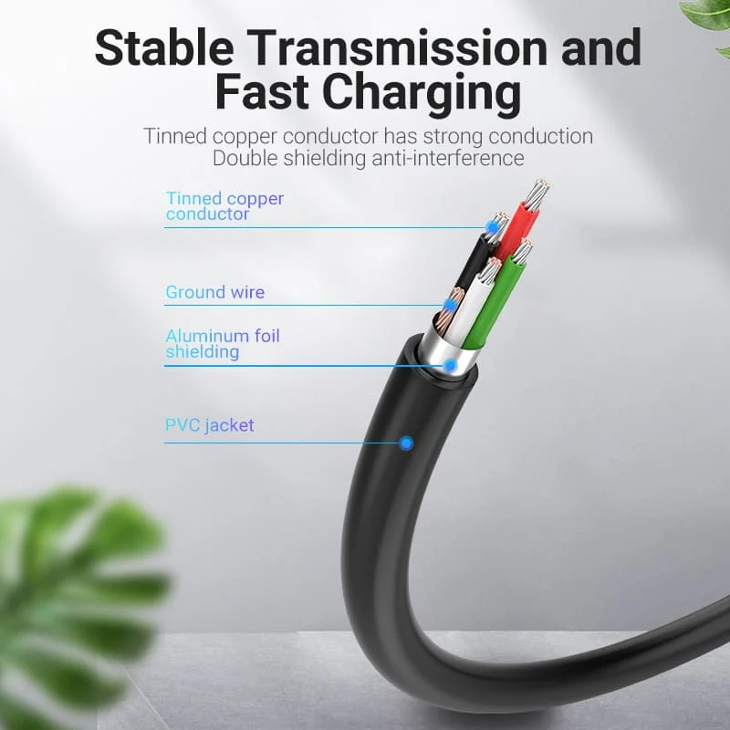 USB 2.0 A Male to Mini-B Male Cable - Image 7
