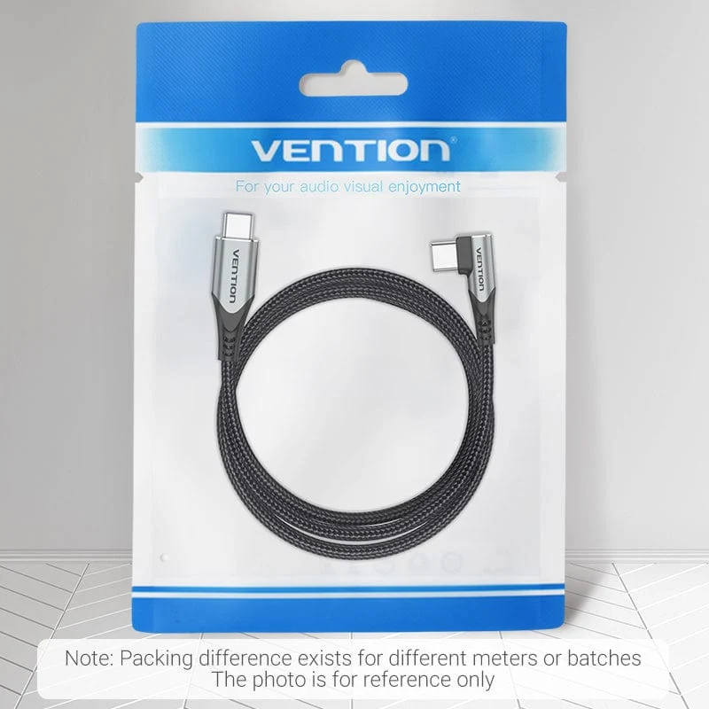 Vention USB 2.0 C Male Right Angle to C Male 5A Cable Aluminum Alloy Type - Image 8