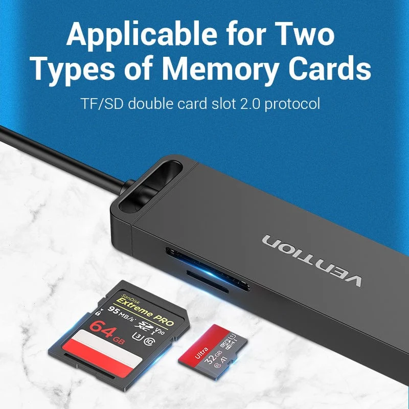 Vention 6-in-1 USB 2.0 Hub - Image 4