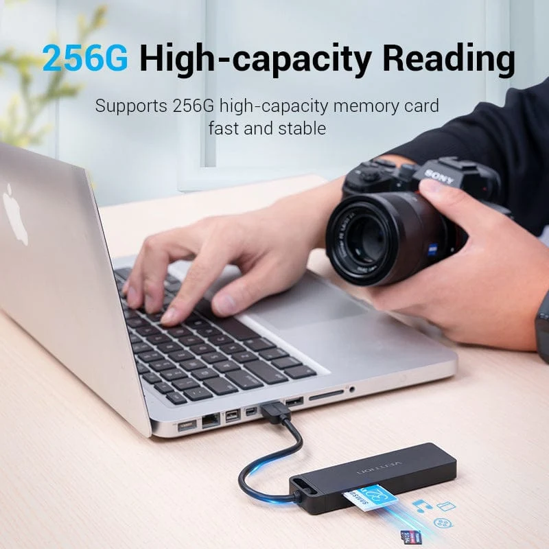 Vention 6-in-1 USB 2.0 Hub - Image 5