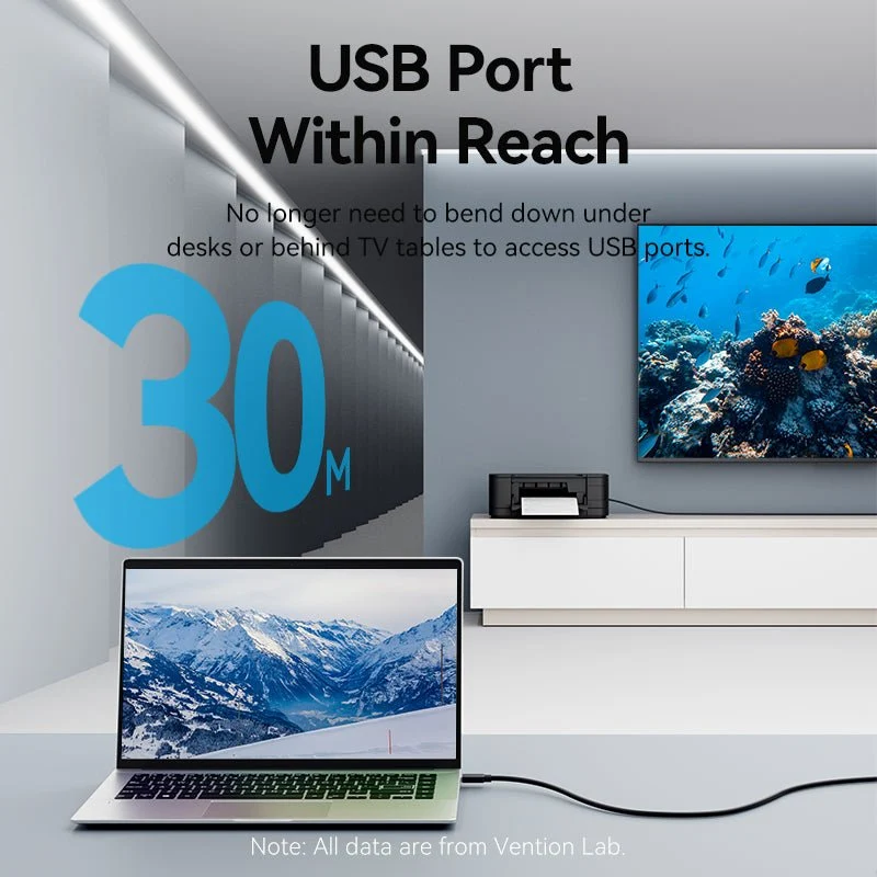 Vention USB 2.0 Active Extension Cable - Image 4