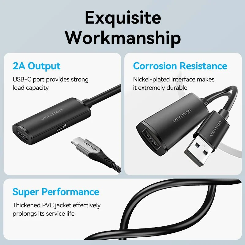 Vention USB 2.0 Active Extension Cable - Image 7