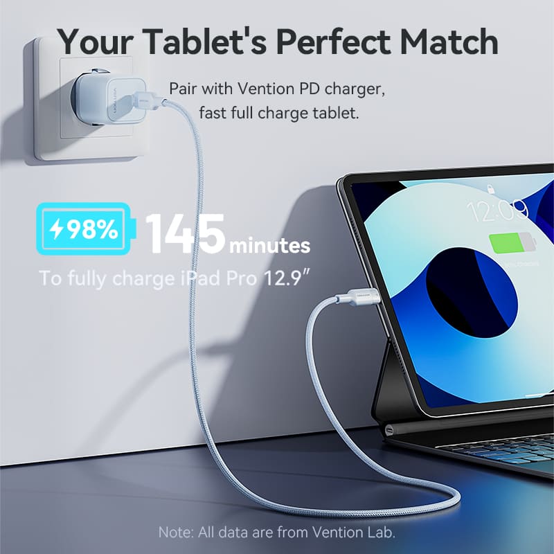 Vention USB 2.0 Type-C Male to Lightning Male 3A Cable Aluminum Alloy Type - Image 10
