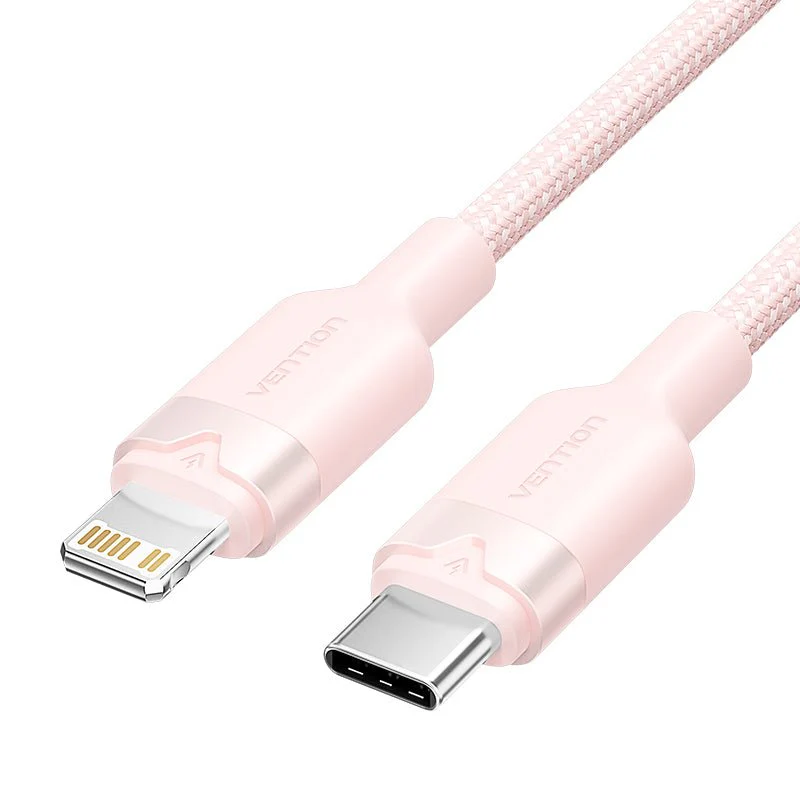 Vention USB 2.0 Type-C Male to Lightning Male 3A Cable Aluminum Alloy Type - Image 2