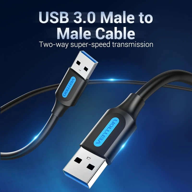 USB 3.0 A Male to A Male Cable - Image 2