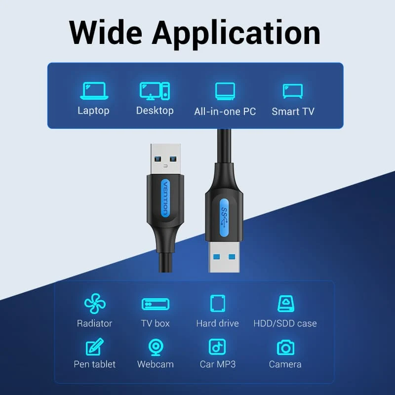 USB 3.0 A Male to A Male Cable - Image 5