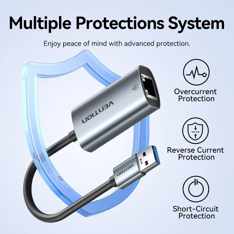 Vention USB-A to Gigabit Ethernet Adapter - Image 9