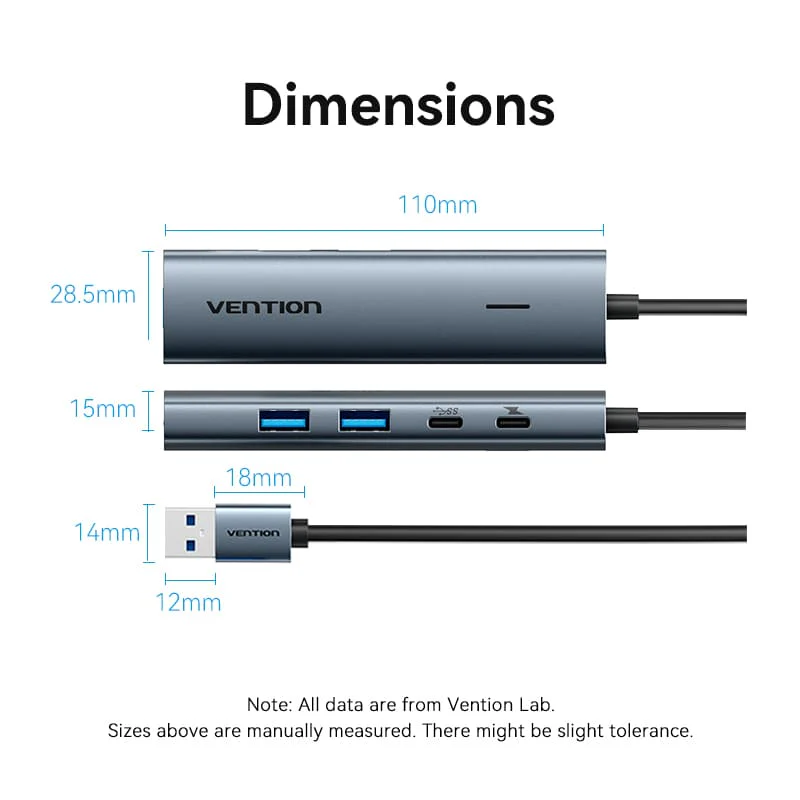 Vention 5-in-1 USB 3.0 Hub - Image 11