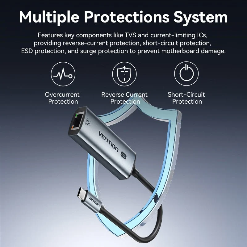 Vention USB-C to 2.5G Ethernet Adapter - Image 10