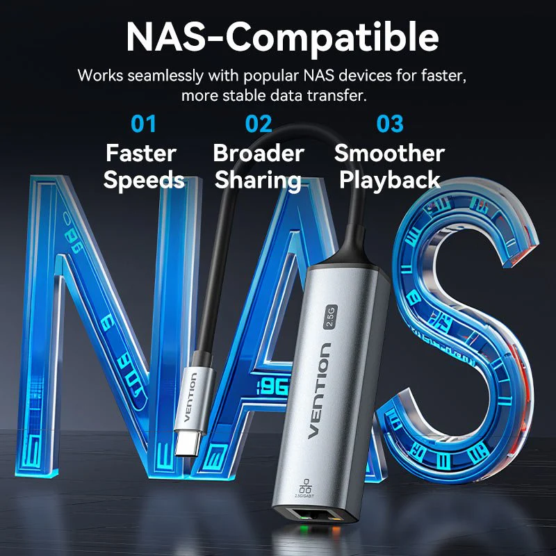 Vention USB-C to 2.5G Ethernet Adapter - Image 3