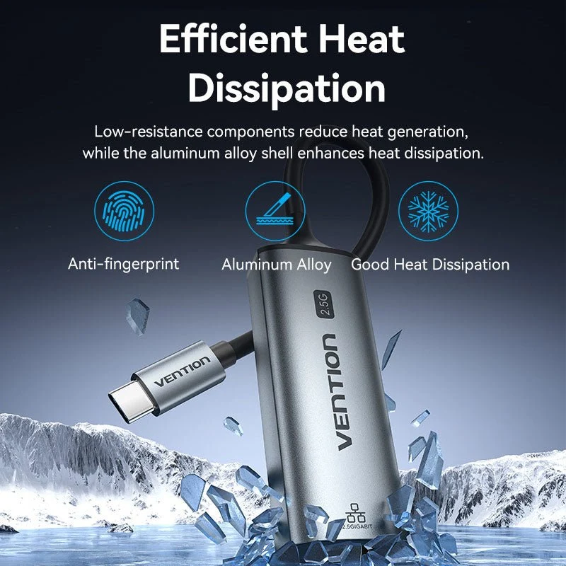 Vention USB-C to 2.5G Ethernet Adapter - Image 9