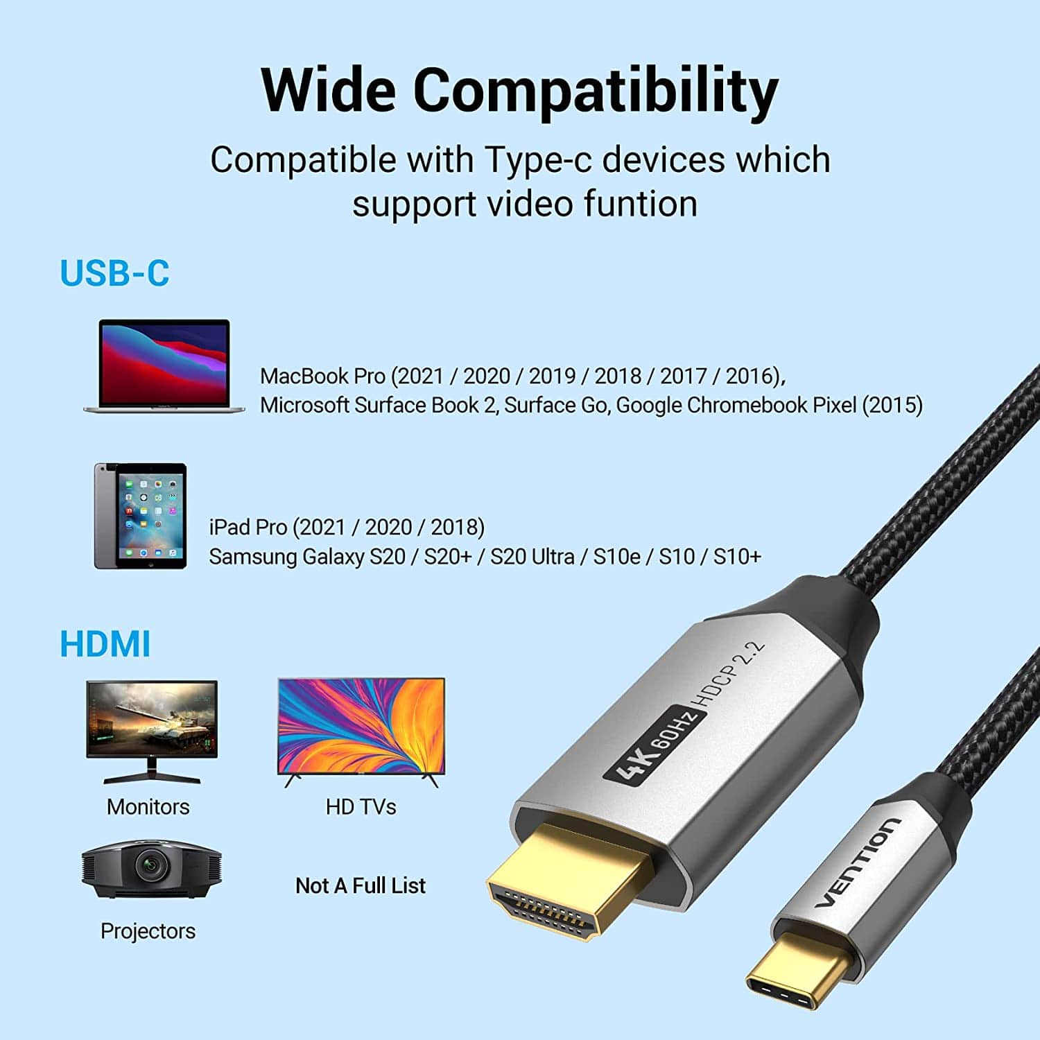 Vention USB-C To HDMI™ Cable - Image 7