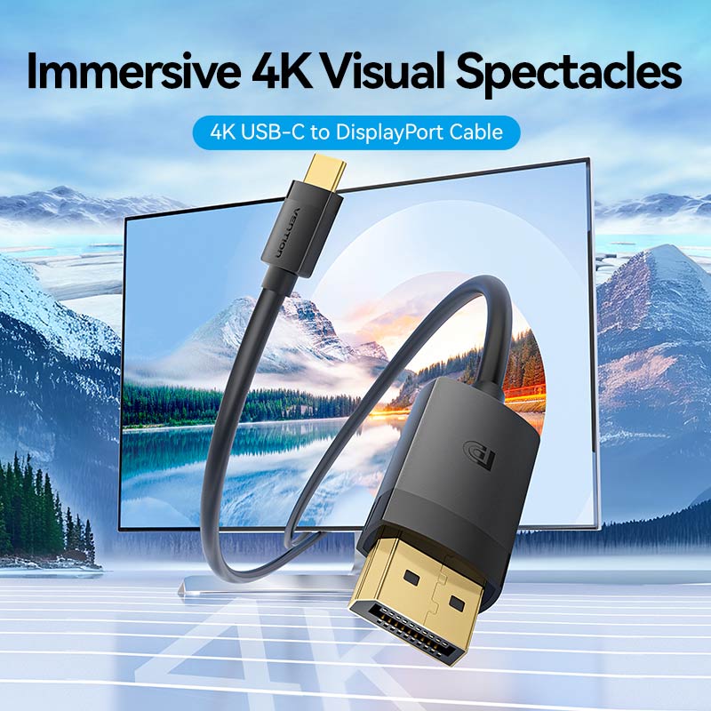 Vention USB-C to DP 4K HD Cable - Image 2