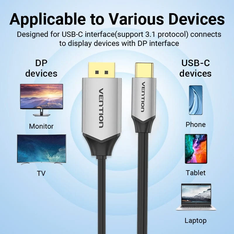 Vention USB-C to DisplayPort Cable - Image 5