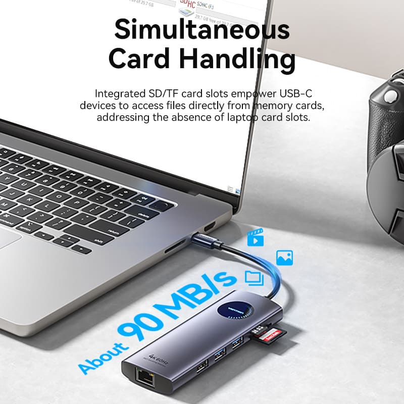 Vention 10-in-1 USB-C MST Docking Station - Image 10