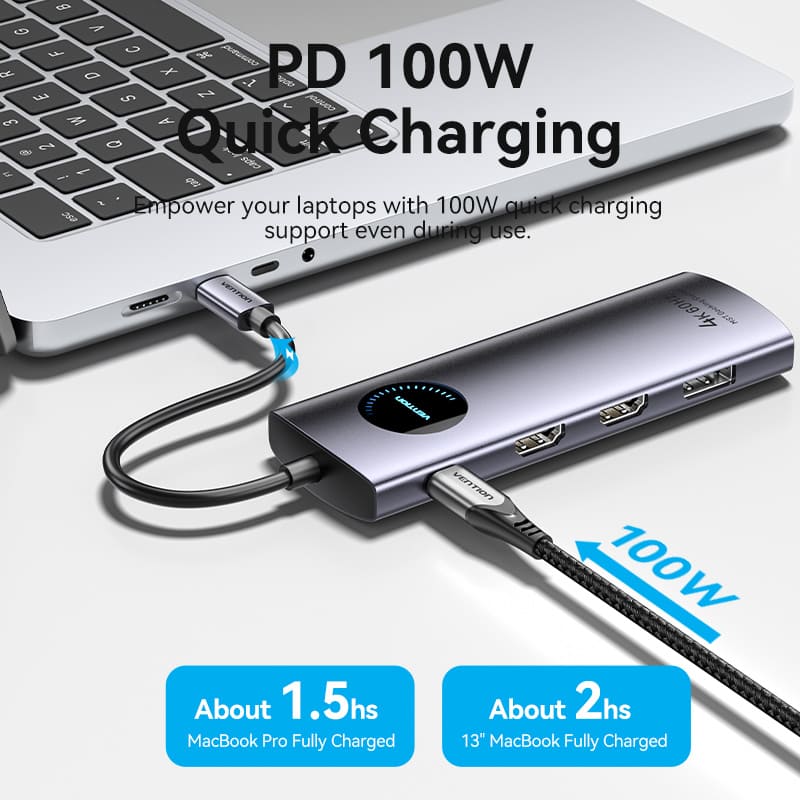 Vention 10-in-1 USB-C MST Docking Station - Image 12