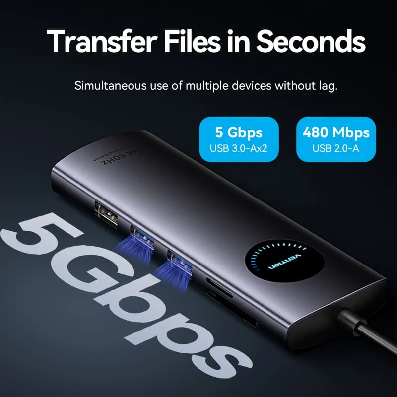 Vention 10-in-1 USB-C MST Docking Station - Image 9