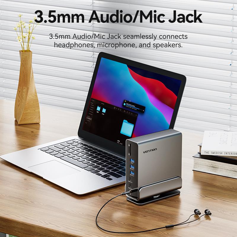 Vention 15-in-1 USB-C MST Docking Station - Image 13